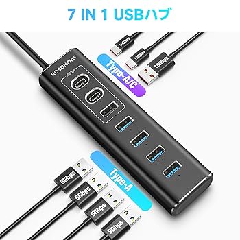 ☆送料無料 USB3.0ハブ 電源付き ROSONWAY RSH-A10 86 71at-IsVnGL._UF894,1000_QL80_.jpg